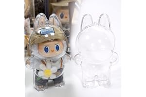 用保護ケース モンスターズ エキサイティングなマカロン 保護アクリルディスプレイケース シリコンストラップ付き - 立っている姿用のクリアカバー