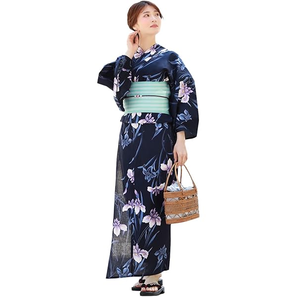 Amazon | [ブリリアントピース] 浴衣 単品 レトロ 高級変わり