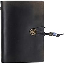 Amazon | VIAKIEI レトロなメモ帳 A7サイズ 6穴 リング バインダー