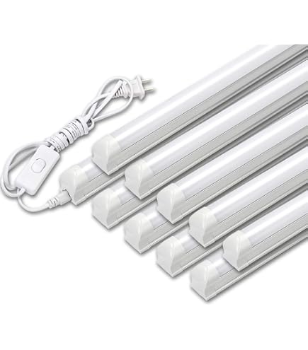 Amazon | LED蛍光灯 20W形 器具一体型 T5 LED 直管 9W led 6500K
