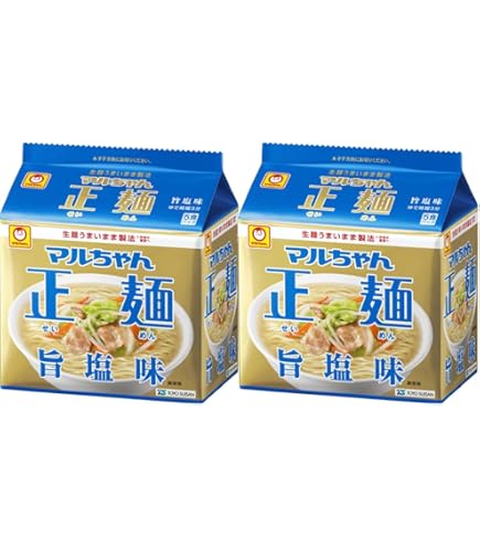 Amazon.co.jp: 《ケース》 東洋水産 マルちゃん正麺 旨塩味 5食パック