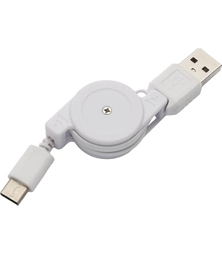 Amazon.co.jp: 巻取り式USB-TypeCケーブル (ブラック) KCUSBTYPEC 巻