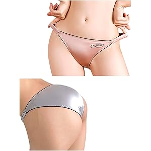 [グランローバ] ショーツ レディース さらさら 光沢 美尻 2枚セット