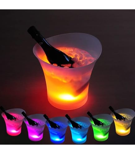 Amazon｜GreatDorothy LED アイスバケット ワインクーラー おしゃれ
