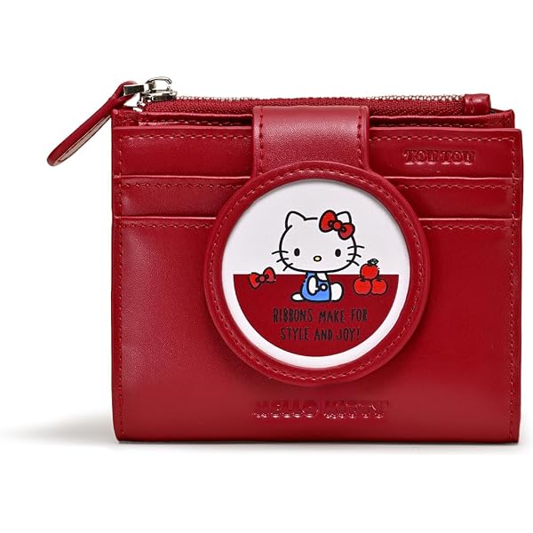 Hello Kitty × TOU TOU 二つ折り財布 Amazon | [Toutou] 正規品 公式 プレゼント向け 二つ折り財布