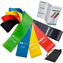 Amazon.co.jp: KaNaHa トレーニングチューブ 5本セット｜強度別 ゴム