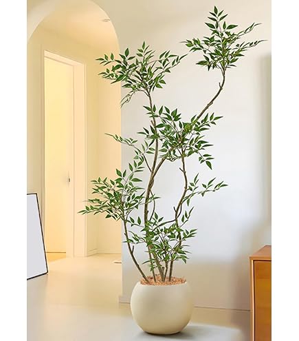 Amazon｜HGJH アレカヤシ フェイクグリーン 160cm 大きい 鉢付き 人工