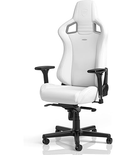 ノーブルチェアICON ホワイト(noblechairs ICON) noblechairs ICON - Premium White - ゲーミングチェア - 株式