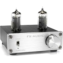 【値下げしました】真空管搭載アンプ FX AUDIO FX-AUDIO- TUBE-00J[ブラック]本格真空管ラインアンプ