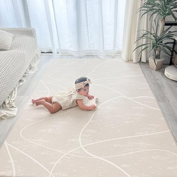 Amazon.co.jp: Dwinguler もちもちクッションプレイマット 防水 130