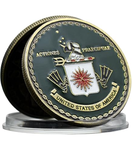 Amazon.co.jp: 米海軍特殊部隊チャレンジコイン 海軍特殊戦士コイン