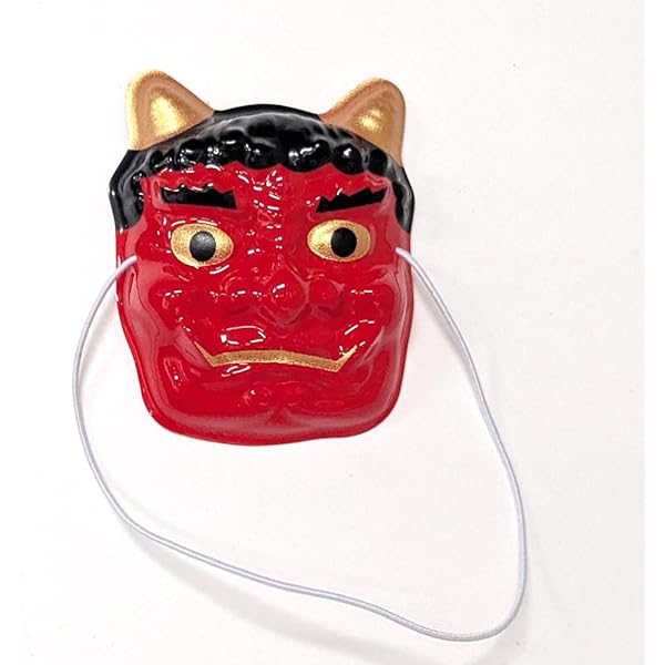 Amazon | [イベンテック] ミニお面 鬼 10ヶ入 | 縁日用品 | おもちゃ