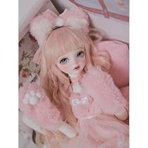 白×ライトブルー×ピンク×マルチ 置物/人形/女の子/花 白×ライトブルー×ピンク×マルチ 置物/人形/女の子/花 白×ライト