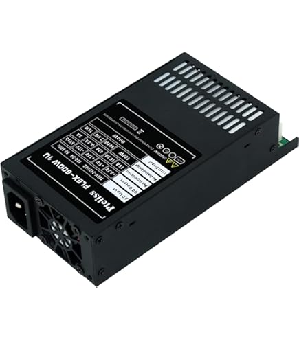 Amazon | Flex ATX 電源 600W 1U 完全モジュラー PSU 100-240V AC 1x20