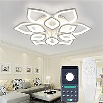 Amazon.co.jp : モダンシーリングライトLED 36W 北欧シーリングライト