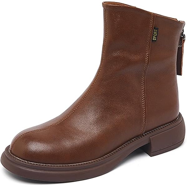 Amazon | [ワークス] 23秋冬4.5cm本革チェッカーブーツ チャコール