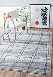 nuLOOM Nannette Rug Light Grey 4' x 6' [並行輸入品]