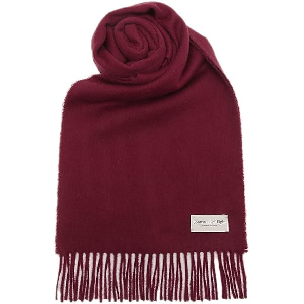 Amazon | [ジョンストンズ オブ エルガン]マフラー ホワイト