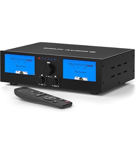Amazon.co.jp: Douk Audio VU2 MIC & Line デュアルVUメーター