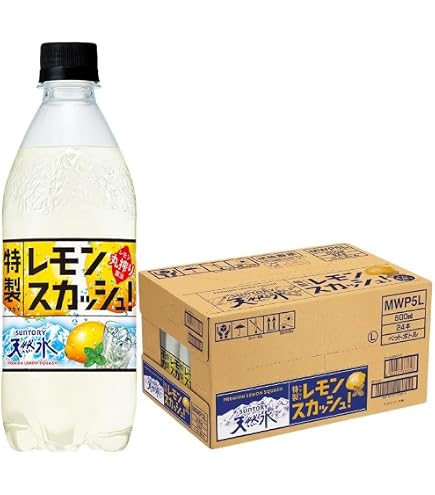 Amazon.co.jp: サントリー 天然水 特製レモンスカッシュ 500ml×2ケース