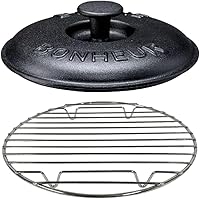 イシガキ 鍋敷き マルチ 商品サイズ(約):W190xD190xH55mm商品重量(約):1155g スキレット 18cm用 鉄鋳物蓋(網付) I38958