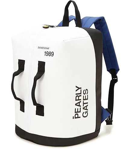 【極美品】 パーリーゲイツ　保冷バッグ　クーラー　ゴルフ　PG 白 極美品】 パーリーゲイツ 保冷バッグ クーラー ゴルフ PG 白