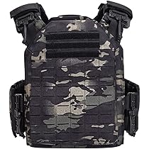 Amazon.co.jp: [TWINFALCONS] タクティカルベスト 軽量 プレート