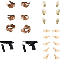 リトルアーモリー LAOP14 創彩少女庭園用 タクティカルグローブ2 ハンドガンセット タン プラモデル用パーツ