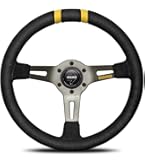 momo MOD.78 35パイ　ステアリング Amazon | MOMO(モモ) ステアリング MOD.78 35パイ BK/スエード M-45