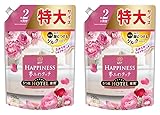 【まとめ買い】 レノアハピネス 夢ふわタッチ 華やかに香る アンティークローズの香り 詰替 特大サイズ 750ml×2