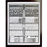 【最新の番付表付き】ただいま11月場所 相撲番付表額MDF材使用 相撲 大相撲 おすもう 力士 相撲額 スポーツ アートフレーム【額縁】【yban-19m】 (ブラウン)