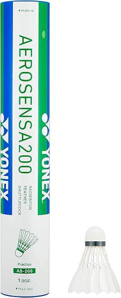 YONEX(ヨネックス)バドミントン シャトル エアロセンサ200 1ダース 2(適正範囲温度27~33℃) AS200 - 1