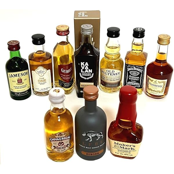 Amazon.co.jp: 輸入ウイスキー ミニチュアボトル 10本セット vol1 50ml  