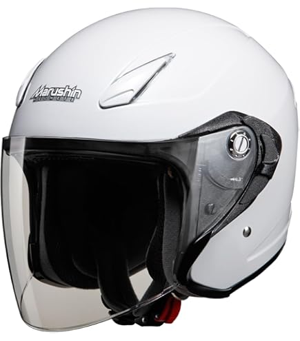 Amazon.co.jp: マルシン(MARUSHIN) バイクヘルメット ジェット JE-1 