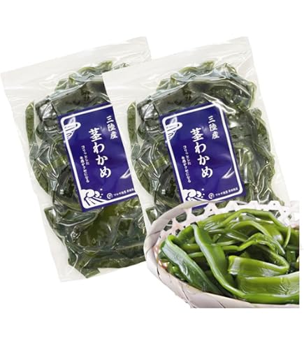 Amazon.co.jp: 鳴門産茎わかめ（生茎わかめ塩蔵タイプ）800g入 ×3個