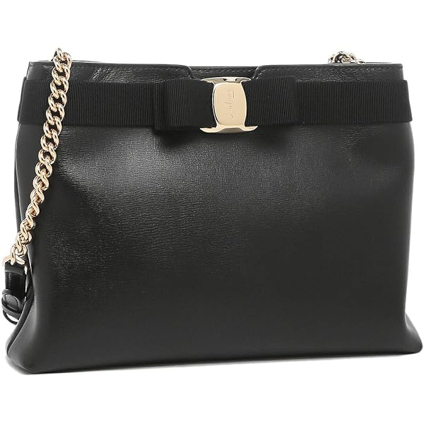 サルヴァトーレフェラガモ　ショルダーバッグ　ボディバッグ　ヴァラ　ブラック Amazon | [Salvatore Ferragamo] [サルヴァトーレフェラガモ
