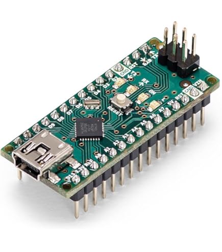 Produktbild von MCIGICM 10K Ohm Trimmpotentiometer Mit Drehknopf – Breadboard-kompatibel, 270° Drehbar, 9,5x9,5x4,9mm – Für Arduino & Elektronik
