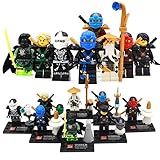 8pcs / lot NinjaミニフィギュアCole kai Jay Lloyd Nya Skylor Zane Pythor Chen Building Blocks