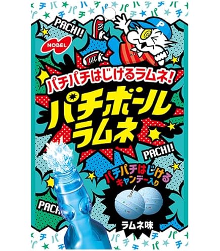 Amazon.co.jp: ノーベル パチボールラムネ ラムネ味 30g×6個 : 食品