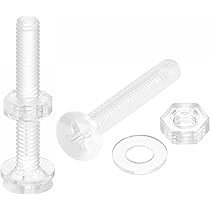 Amazon | uxcell M4 x 30mm プラス小ネジ ナット ナットと平