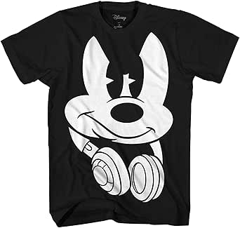 ディズニー ミッキーマウス ヘッドホン 愉快なディズニーランド ワールド 大人用tシャツ グラフィックtシャツ メンズ Tシャツ Tシャツ カットソー 通販 Amazon