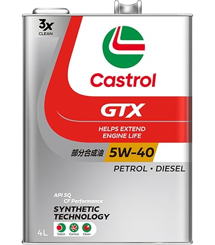 Amazon | カストロール エンジンオイル EDGE 5W-40 5L 4輪ガソリン