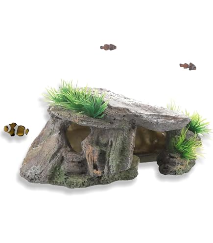 Amazon.co.jp: イモリ 水槽 テラリウム 爬虫類 装飾 登り木 飾り物 魚