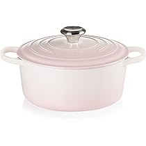 LE CREUSET ル・クルーゼ ココットロンド 美品シフォンピンク24㎝
