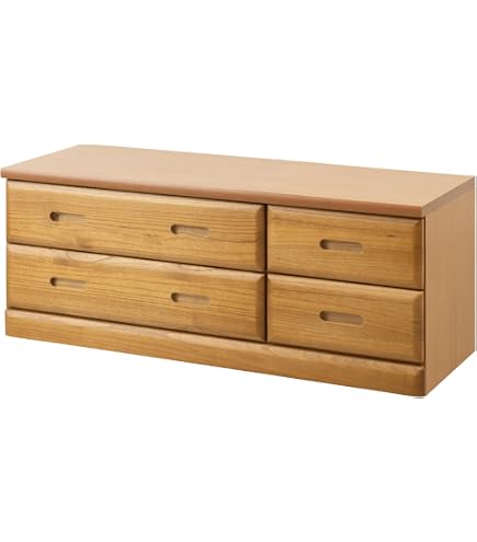Amazon｜木製収納「スタイル【ベンチチェスト】」 ローチェスト 石崎