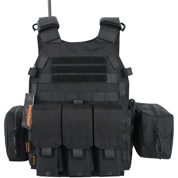 Amazon.co.jp: [エマーソン] APCタクティカルベスト BK : ホビー