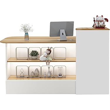 チエさま専用　多機能受付カウンター ホワイト⭐️新品未開封 チエさま専用 多機能受付カウンター ホワイト⭐️新品未開封