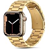 Tasikar コンパチブル Apple Watch バンド 44mm 42mm 45mmプレミアムステンレススチールメタル交換バンド Apple Watch シリーズ7 (45mm) SE シリーズ6 シリーズ5 / 4 (44mm) シリーズ3 