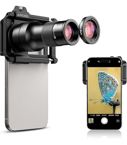 Amazon.co.jp: APEXEL 36X 望遠レンズ iPhone/Samsung用 三脚マウント