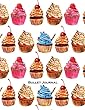 Bullet Journal: Tasty Cupcakes, Notebook Dotted Grid (8.5 X 11), 100 Dot Grid Pages, Minimalist Planner: Bullet Journal and Sketch Book Diary for Calligraphy, Hand Lettering and Journaling, Dot Grid Composition Notebook